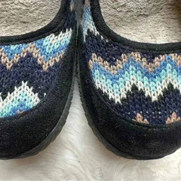 Orthaheel Alta Slippers  Black / Blue / Pink Zigzag Size 5 - Picture 4 of 16